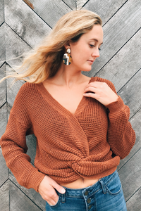 Cross My Heart Sweater