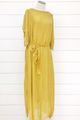Emerald Dress with Sequin Edge Sleeves