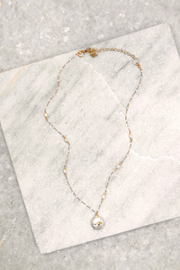 Pearl Charm Necklace