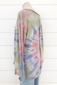 Fall Feeling Tie-Dye Longsleeve Tee
