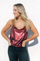 Fine Wine Sequin Top