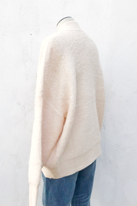 Ribbed Fleece Cardigan