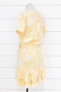 Frills Tie Waist Dress