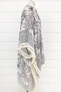 Fringed Kimono
