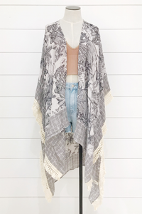Fringed Kimono