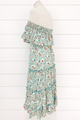 Garden Party Strapless Midi Dress