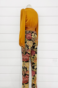 Harvest Jacquard Print Pants