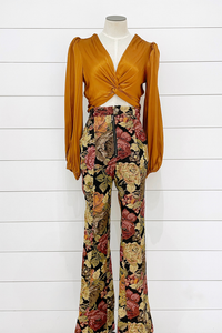 Harvest Jacquard Print Pants