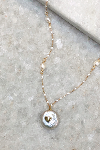 Pearl Charm Necklace