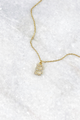 Delicate CZ Initial Necklace