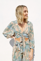 Island Time Tie Front Blouse
