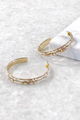 Ivory Bead Hoop