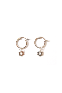 Kaia Flower Hoops
