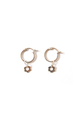 Kaia Flower Hoops