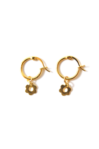 Kaia Flower Hoops