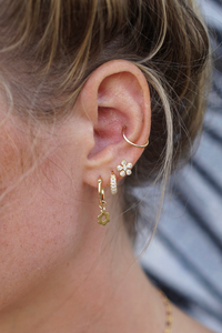 Kaia Flower Hoops
