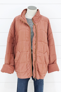 Keep Me Warm Knit Puffer Jacket