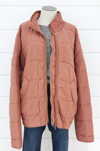 Keep Me Warm Knit Puffer Jacket