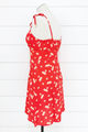 Keyhole Floral Mini Dress