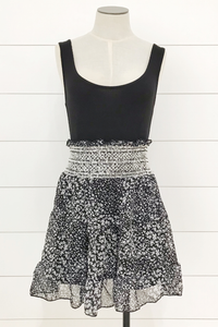 Kira Flounce Mini Skirt