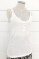 Lace Trim Rib Tank