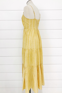 Lana Tiered Linen Dress