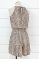 Animal Print Woven Gauze Romper