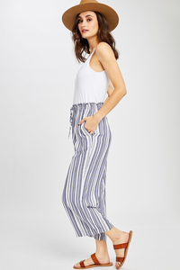 Lexington Drawstring Cropped Pant