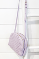 Woven Crossbody W/ Stitching Detail