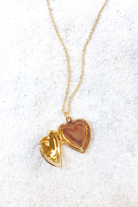 You Have My Heart Gold Velvet Locket