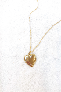 You Have My Heart Gold Velvet Locket