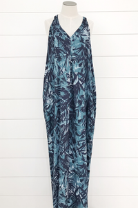 Midnight Racer Back Maxi Dress