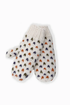 Multi Mini Heart Mittens