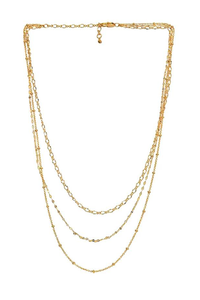 Multi Chain Mix Layered Necklace