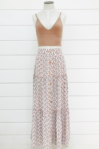 Peacock Maxi Skirt