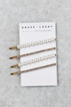 Pearls & CZ Clips Set