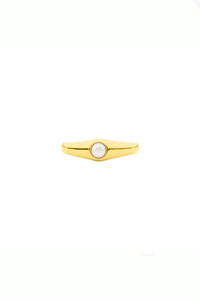 Pearl Signet Ring