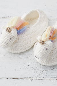 Rainbow Unicorn Booties - House of Lucky