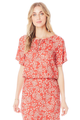 Red Heart Cheetah Top