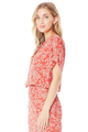 Red Heart Cheetah Top