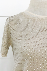Rhinestone Encrusted Top
