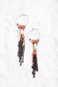 Ring & Chain Tassel Earring - House of Lucky