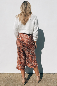 Scarlet Viper Wrap Skirt