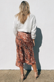 Scarlet Viper Wrap Skirt