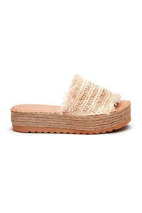 Seashell Platform Sandals
