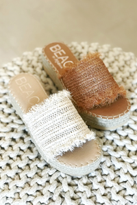 Seashell Platform Sandals