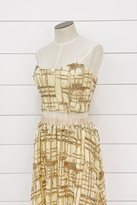 Sequin Bustier Top