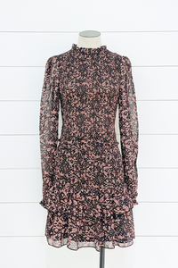 Isabella Floral Print Smocked Mini Skirt