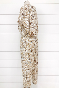 Casual Leopard Jumpsuit
