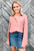 Monochromatic Print  Blouse